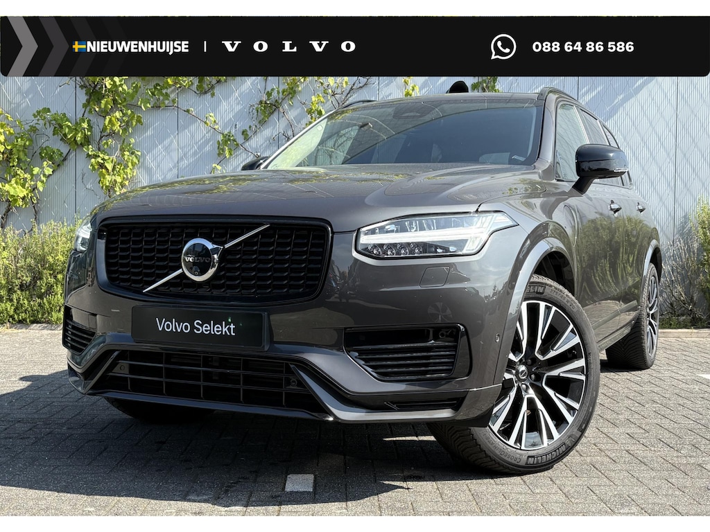 Volvo XC90 2.0 T8 Recharge AWD Ultimate Dark | Plug-in Hybrid (PHEV) | Long Range | Trekhaak | 360 Graden Camera | Lederen Bekleding | Panoramadak | Keyless Entry | Elektrische Achterklep | Lichtmetalen Velgen 20 inch |