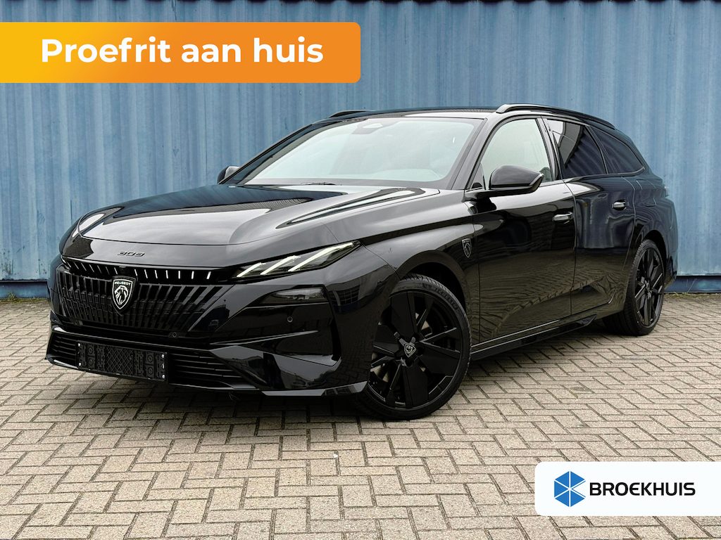 Peugeot 308 SW 1.6 Plug-in Hybrid 195 GT 8 Jaar garantie | Alcantara bekleding | Elektrisch verstelb. bestuurdersstoel met geheugen | Massage stoelen | Standkachel | Elektrische achterklep | Adeptieve cruise control
