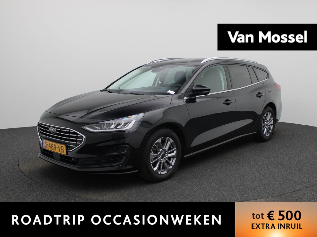 Ford Focus Wagon 1.0 EcoBoost Hybrid Titanium | Apple Carplay / Android Auto | Parkeersensoren | Privacy Glass | LED |