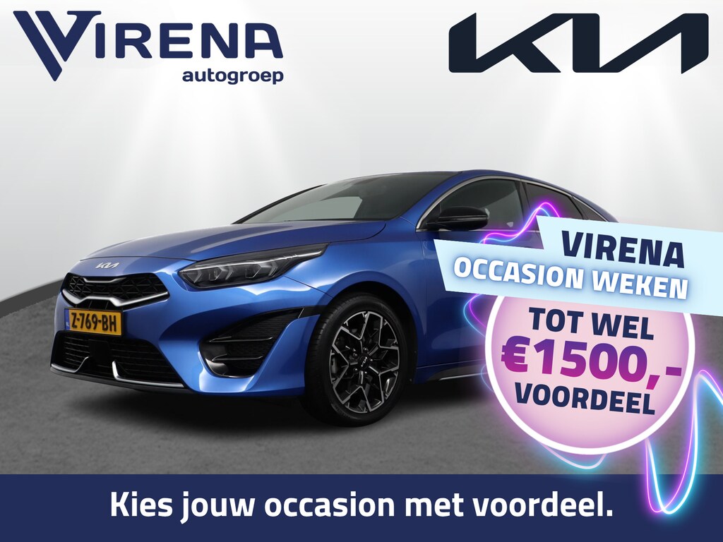 Kia ProCeed 1.5 T-GDi GT-Line Automaat - Stoel-/stuurverwarming - Navigatie - Cruise Control - Airco - Climate Control - Fabrieksgarantie tot 03-2031