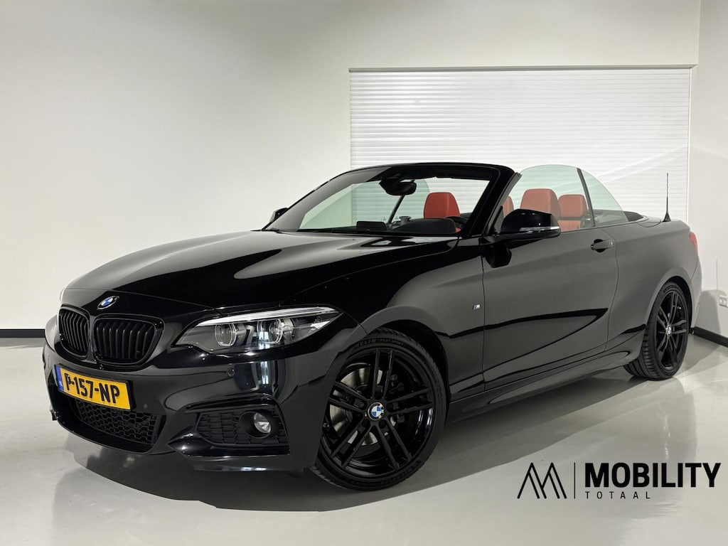 BMW 2-Serie Cabrio 220i M Sport 184pk AUT LCI|Facelift|H&K|18''|Leder|Camera|Navi|Shodowline|