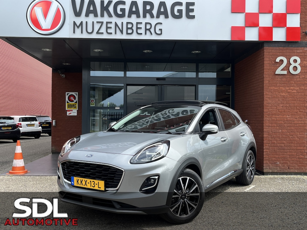 Ford Puma 1.0 EcoBoost Hybrid Titanium X // PANO SCHUIF DAK // NAVI // PDC // STOEL + STUUR VERWARMING // FULL LED //