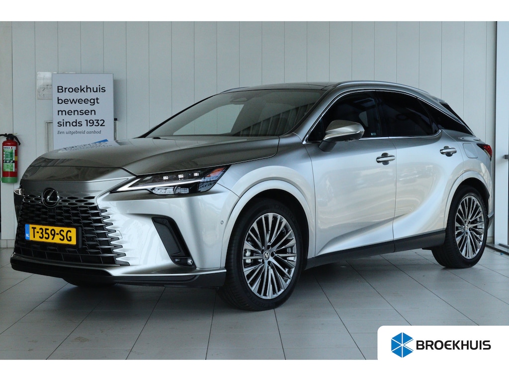 Lexus RX 450h+ Plug-in Hybrid President Line ''OP AFSRPAAK'' | Adapt. Cruise | Schuifdak | Memory | HUD | Stoelventilatie | 360 Camera | Mark Levinson | Keyless