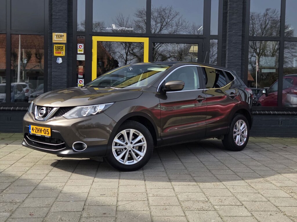 Nissan Qashqai 1.2 | Panoramadak| Navi | Tel | Park Cam | Trekhaak | Climate control | Cruise Control | Airco | Eco stand |
