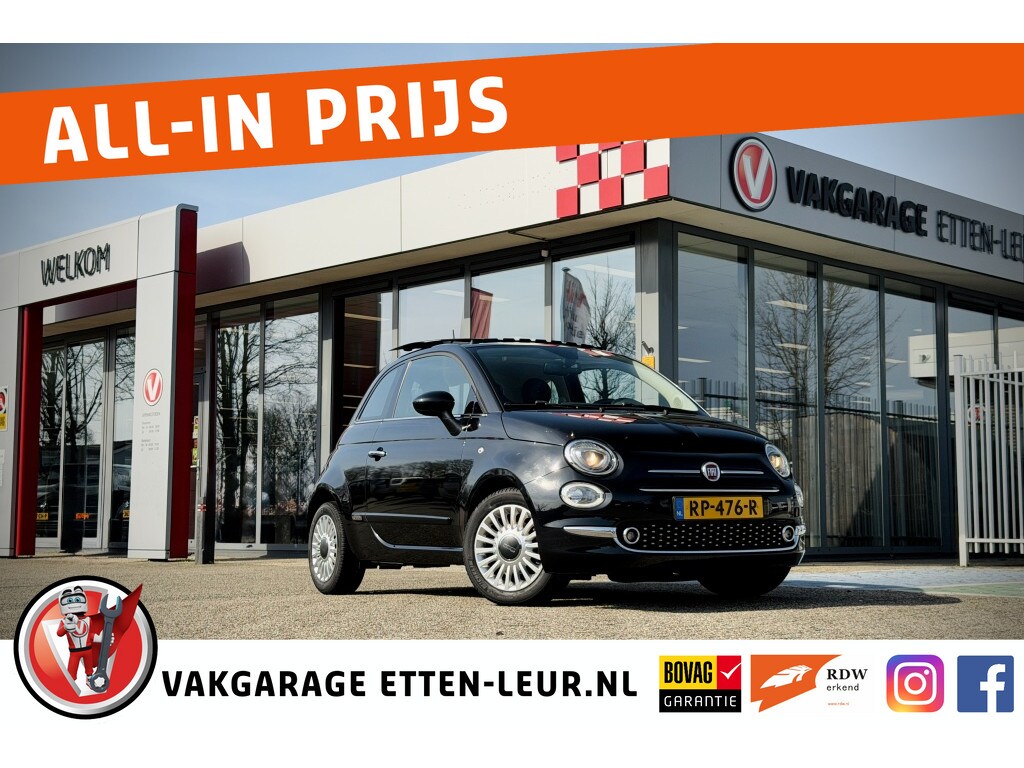 Fiat 500 0.9 TwinAir T Lounge | PANO | CLIMA | PARKEERSENSOREN