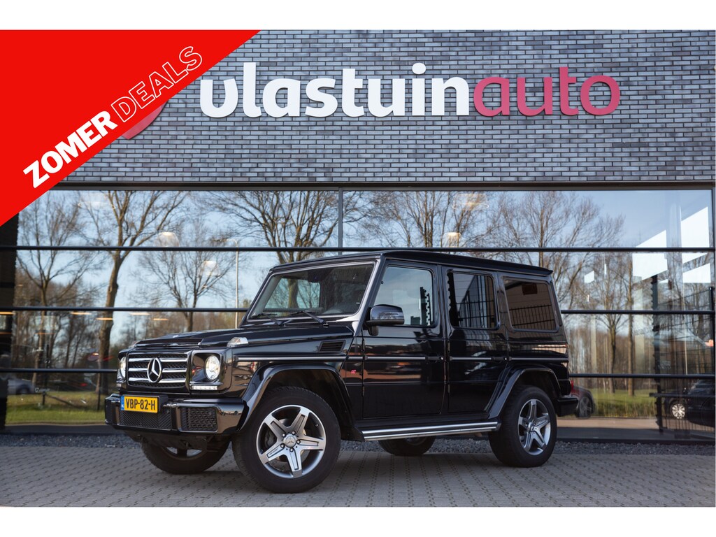 Mercedes-Benz G-klasse 350 D 245PK Grijs kenteken , Trekhaak, Leder, Navigatie, Stoelgeheugen, Camera,