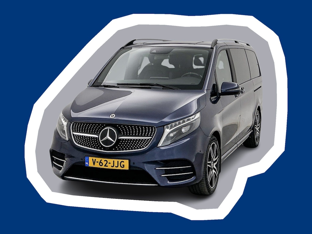 Mercedes-Benz V-klasse 250d Lang DC AMG Line Elektr schuifdeuren Dubbele cabine Leder Trekhaak Afneembaar
