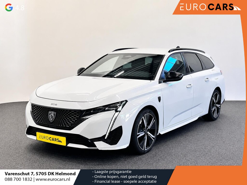 Peugeot 308 SW 1.6 Plug-in Hybrid 225 GT Navigatie Apple Carplay/Android Auto Camera Parkeersensoren Adaptive Cruise Control Stoelverwarming FULL LED Climate Control Virtual Cockpit Lichtmetalen velgen