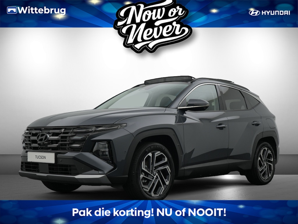 Hyundai Tucson 1.6 T-GDI PHEV Premium Sky Plug-In Hybride met Panorama Schuifdak, Lederen bekleding, Navigatie en Stoelverwarming Uit voorraad leverbaar!