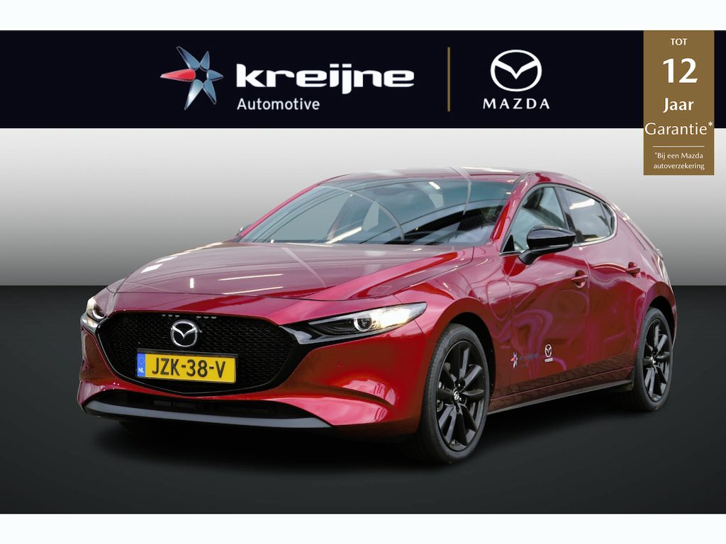 Mazda 3 2.5 e-SkyActiv-G M Hybrid 140 Homura | Apple-carplay | Stoelverwarming | Camera | Rijklaarprijs |