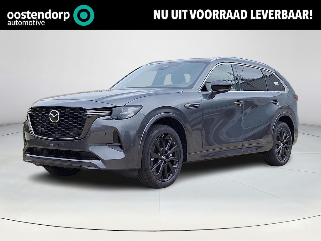 Mazda CX-80 2.5 e-SkyActiv PHEV Homura Business 6 Persoons | Tan interieur | Captain seats | Bose | Elektrische achterklep | 360 camera | Stoel koeling en verwarming | Navigatie | Adaptieve cruise control |