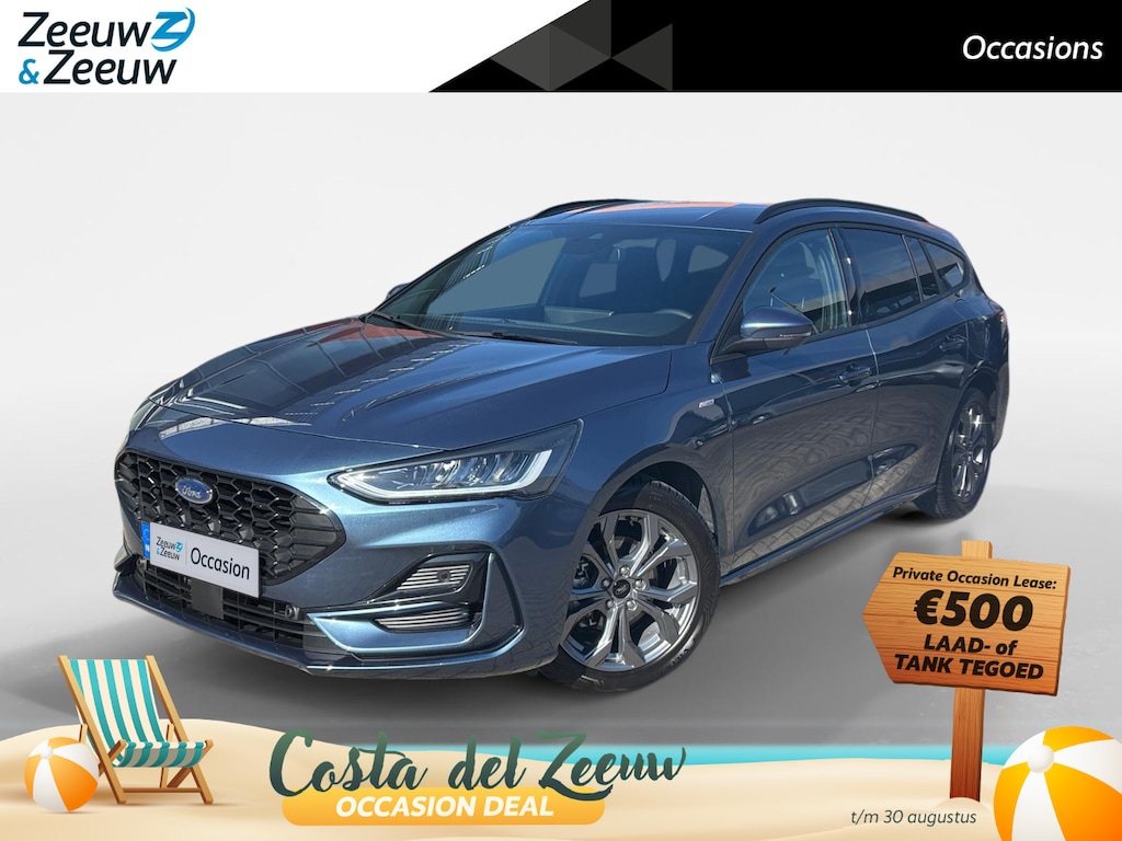 Ford Focus Wagon 1.0 EcoBoost Hybrid ST Line Apple Carplay/Android Auto| Winter Package| 12 maanden Bovag garantie|
