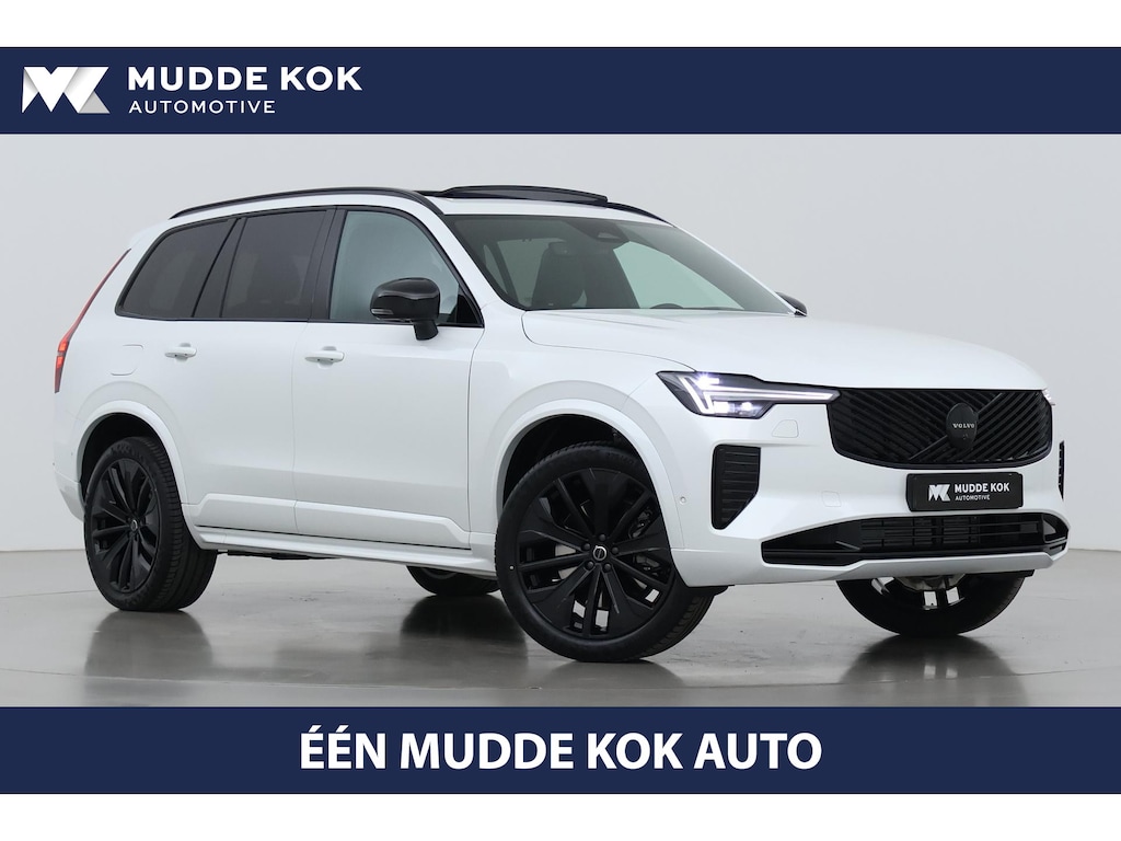 Volvo XC90 T8 Ultra Black Edition | Luchtvering | Trekhaak | Head-Up | 360° Camera | Panoramadak