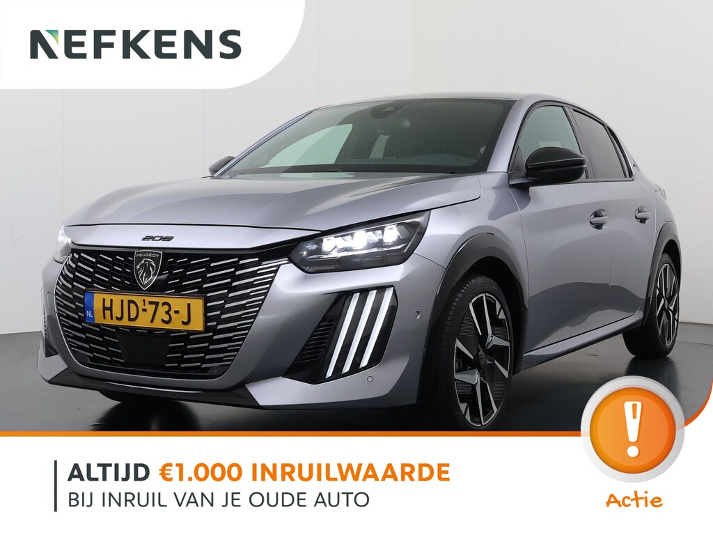 Peugeot 208 GT 145pk Hybrid Automaat | Navigatie | Camera voor en achter | Adaptieve Cruise control | Apple Carplay Android auto draadloos | Full LED koplampen