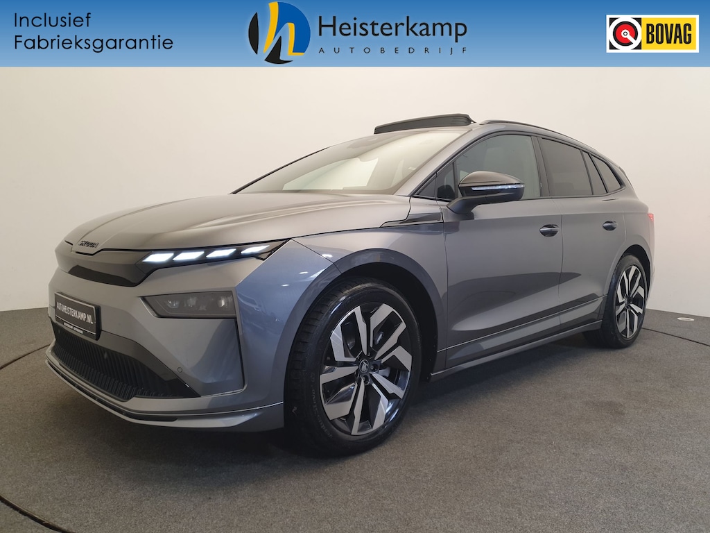 Skoda Enyaq 85 Sportline 82 kWh 286pk Wegklapbare trekhaak, Panoramadak, Warmtepomp
