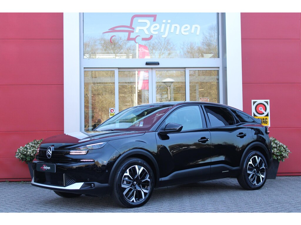 Citroën C4 C4 1.2 HYbrid 145PK MAX | HEAD UP DISPLAY | CAMERA VOOR + ACHTER | NAVIGATIE | DRAADLOZE TELEFOONLADER | FULL LED KOPLAMPEN | DRAADLOZE APPLE CARPLAY/ANDROID AUTO | 18" LICHTMETALEN VELGEN | ADAPTIVE CRUISE CONTROL | CLIMATE CONTROL | LEDEREN BEKLEDING | DAB+ RADIO | KEYLESS ENTRY/START |