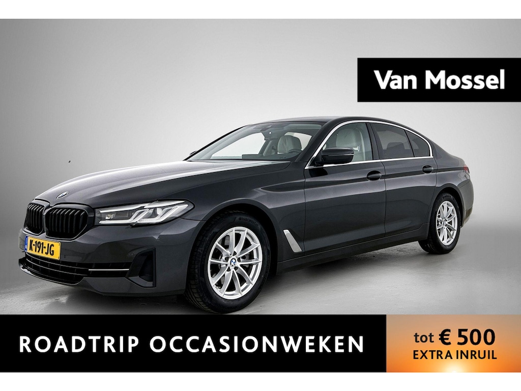 BMW 5-Serie 520i High Executive Edition | M- PAKKET SPORTSTUUR | STOELVERWARMING | STOELKOELING | MEMORY STOELEN | LEDEREN BEKLEDING | CRUISE CONTROL |