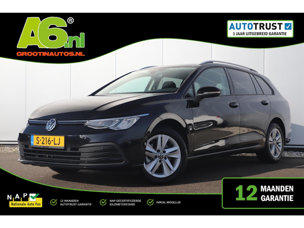 Volkswagen Golf Variant 1.0 eTSI Life Automaat Virtual Cockpit Navigatie Draadloos Carplay Android Stuur & Stoelverwarming