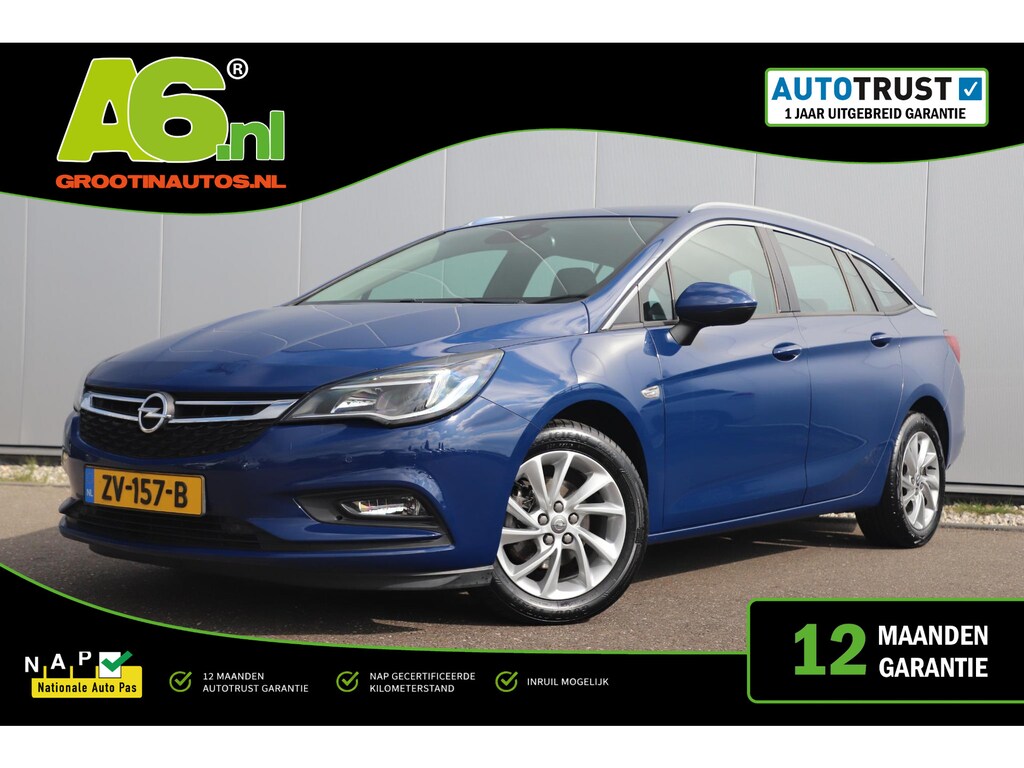 Opel Astra Sports Tourer 1.0 Turbo Business Executive 105PK 16 inch LMV Climate Cruise Control Sportstoelen Navigatie Carplay Android Elektrische Achterklep
