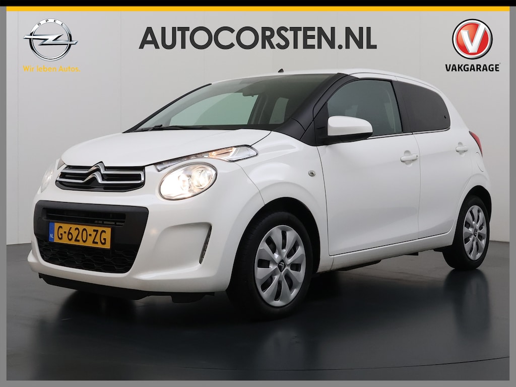Citroën C1 1.0i 73pk 5Drs Airco Elek.Ramen+Spiegels Stuurbekrachtiging Edition Privacy Glas Led Isofix ESP Comfort+Look Pack Bluetooth Origineel Nederlandse Auto slechts 24 euro per maand belasting!