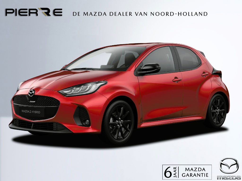 Mazda 2 Hybrid 1.5 Homura NAVI VIA APPLE CARPLAY | CLIMATE CONTROL | CRUISE CONTROL | WINTERPAKKET | 17 INCH LMV CAMERA | PARKEERSENSOREN VOOR + ACHTER