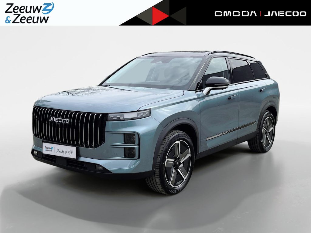 Jaecoo 7 1.5 TGDI SHS-P Exclusive | 90 km elektrisch rijbereik | Stoelverwarming-/ventilatie | Panorama dak | Leder | 7 jaar Fabrieksgarantie