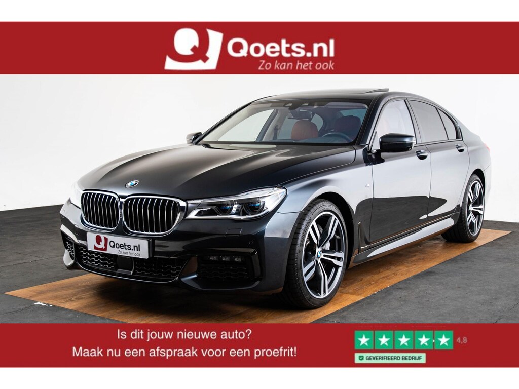 BMW 7-Serie 750i xDrive High Executive M Sport - schuif/kanteldak - Head up - stoelverwarming/massage/ventilatie voor en achter - Harman kardon - Surround View - BMW Laserlight - Comfort Access - Soft close -