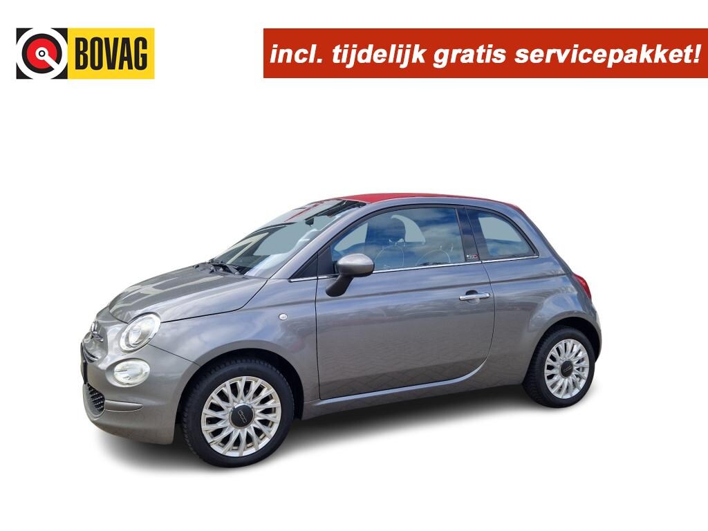 Fiat 500C 1.2 Cabrio LOUNGE Apple Car play Cruise Android  LM 15 erg mooi!!