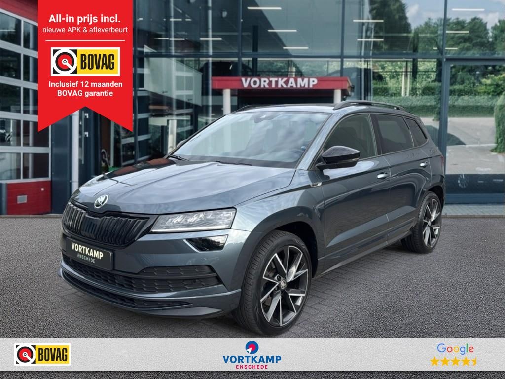 Skoda Karoq 2.0 TSI DSG SPORTLINE 4X4 PANO-DAK/TREKHAAK/STANDKACHEL/CAMERA