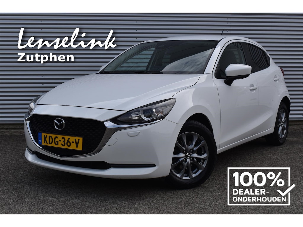 Mazda 2 1.5 SKYACTIV-G 90PK Comfort AUTOMAAT | Navigatie | Stoel verwarming | Apple carplay | Rijklaarprijs incl. 12 mnd BOVAG garantie & onderhoudsbeurt !
