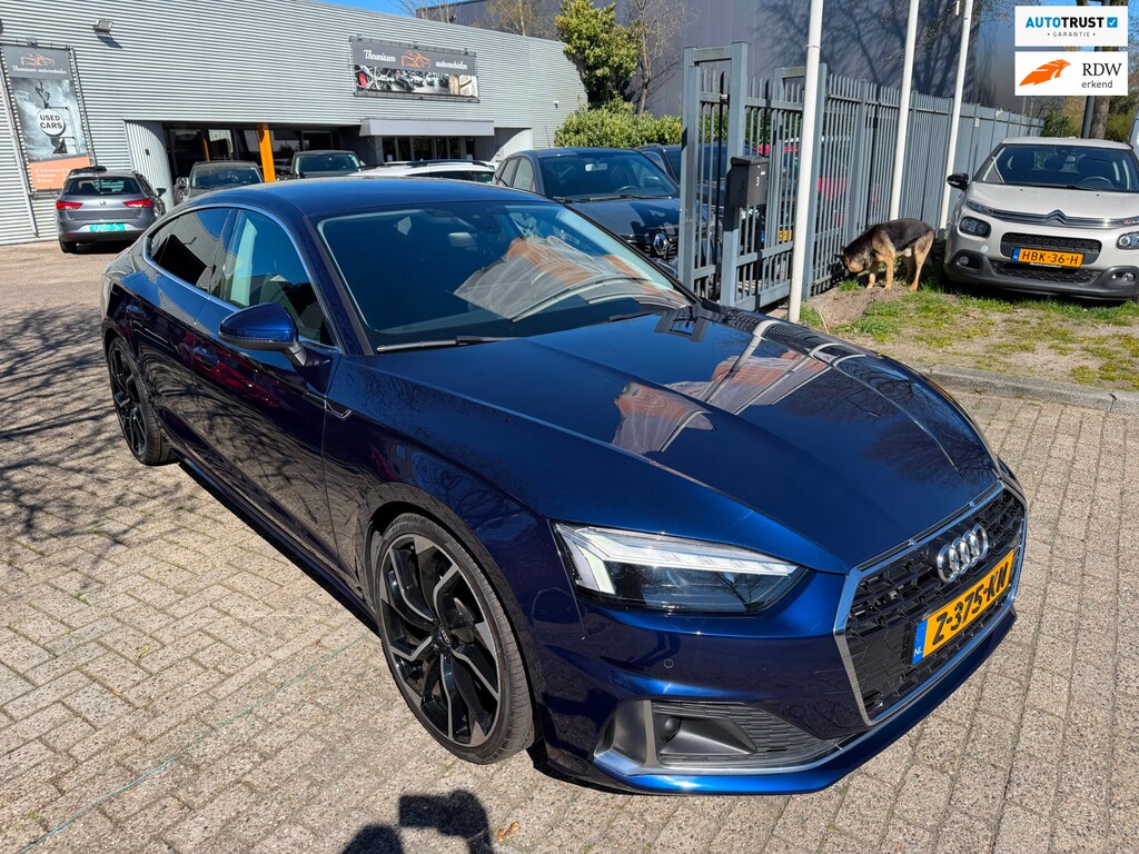 Audi A5 SPORTBACK 40 TFSI S edition mild hybrid / benzine, cruise full led, automaat, nieuwstaat 35.640 km, apk t/m 30-04-2026