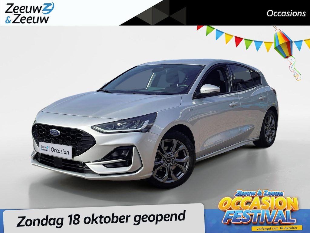 Ford Focus 1.0 EcoBoost Hybrid ST-Line *Automaat*Navi+Camera*Climate Control*Carplay*Lm.Velgen*ST Line*Zeer nette auto!