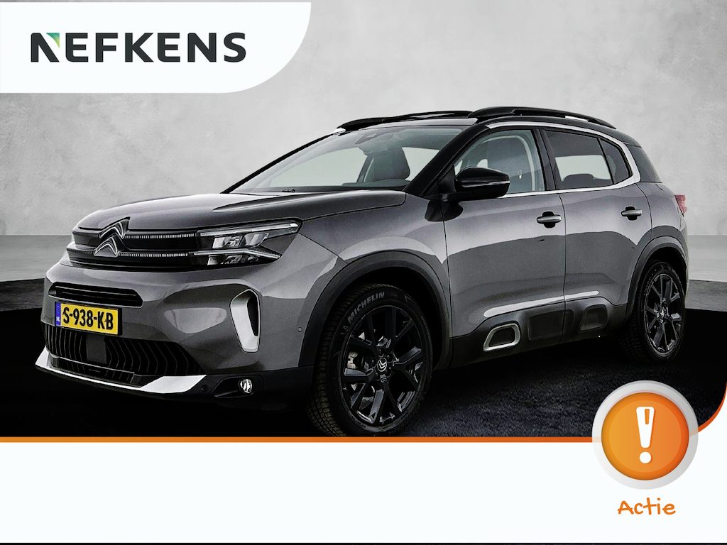 Citroën C5 Aircross 1.2 Shine 130pk Automaat | 1ste Eigenaar | Elektrische Bestuurdersstoel | Schuif-/Kanteldak | Elektrische Klep | Navigatie | Adaptieve Cruise Control | Stoelverwarming | 19"LMV | Full-LED | Apple Carplay/Android Auto |