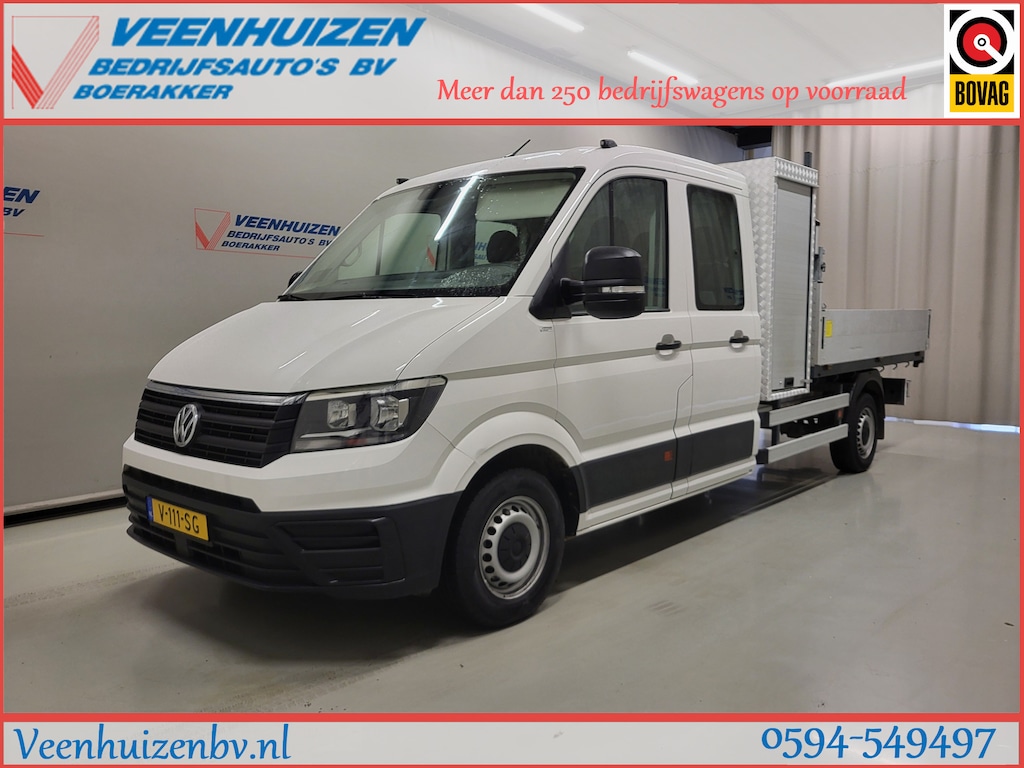 Volkswagen Crafter 2.0TDI Dubbele Cabine Kipper 3000kg Trekgewicht Euro 6!