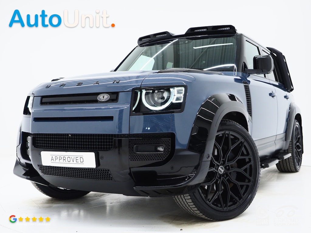 Land Rover Defender 110 2.0 P400e 110 Urban WideTrack Look | Panoramadak | Explorer Pack | Sidesteps | Lightbar | Trekhaak | Meridian | Carplay
