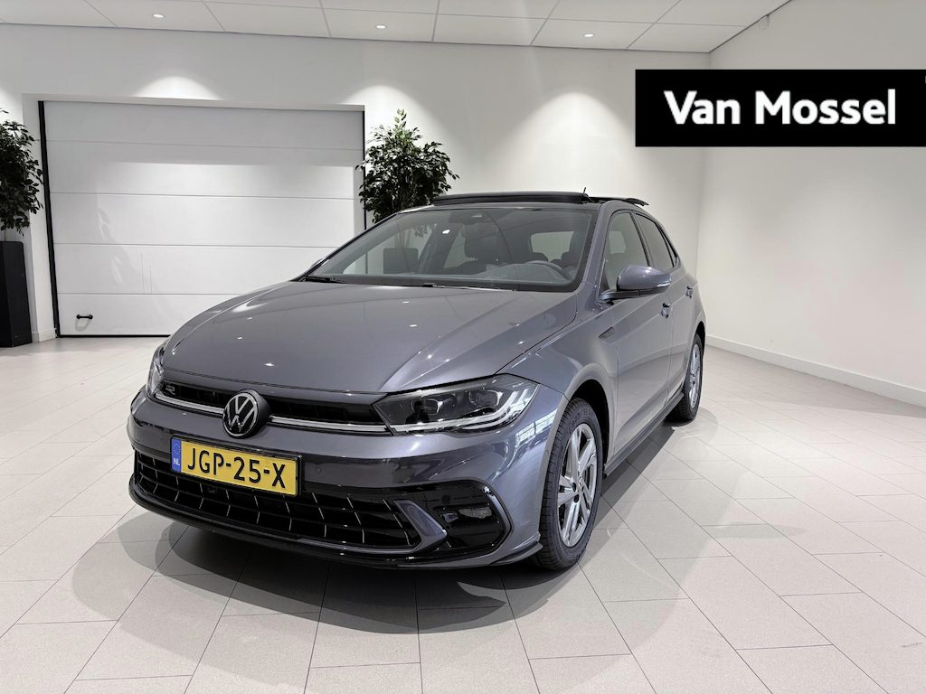Volkswagen Polo 1.0 TSI R-Line Business | Automaat | Apple Carplay | Panoramisch schuifdak | Stoelverwarming | Dodenhoeksensor | Grootlicht assistent | Climatronic systeem |