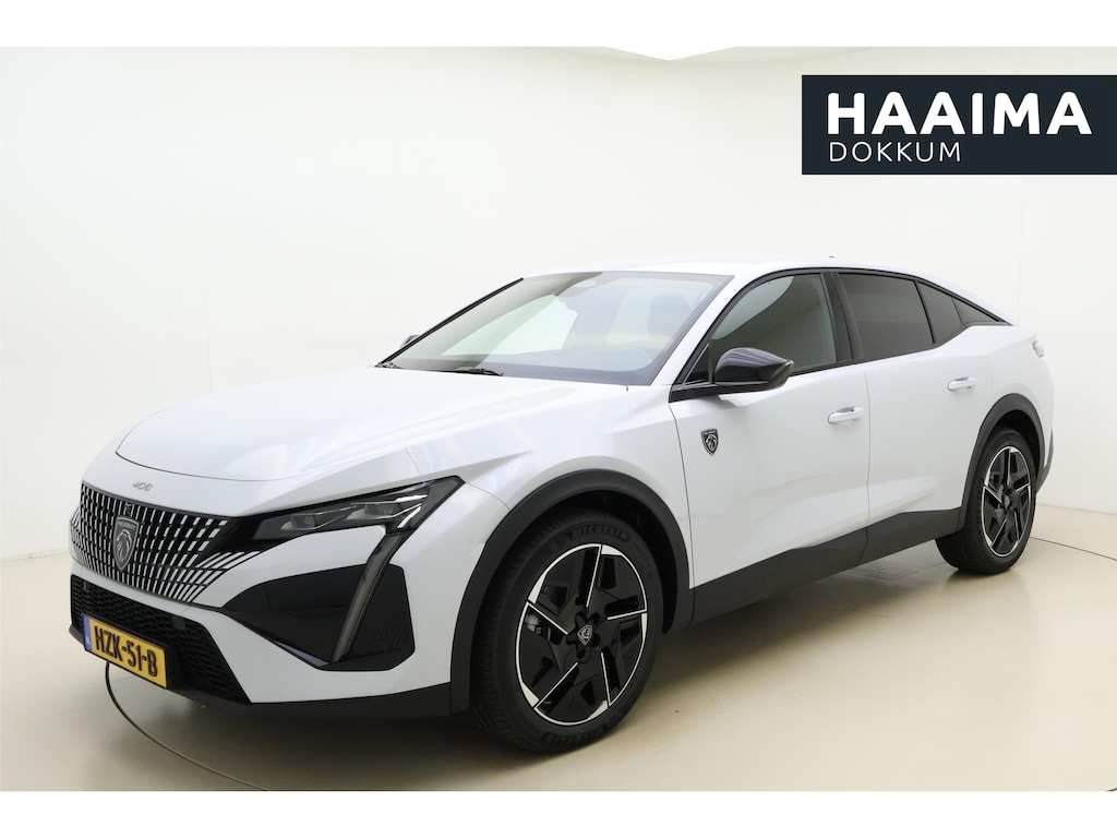 Peugeot 408 e-408 GT Avantage 58 kWh | WLTP 453Km | Elektrische Achterklep | Adaptieve Cruise Control | Parkeer Sensoren Achter | Navigatie | DAB+ | Apple Carplay & Android Auto |