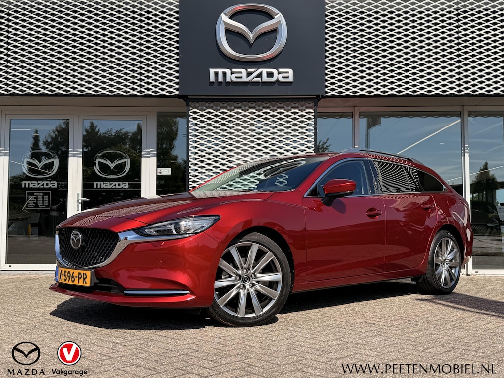 Mazda 6 Sportbreak 2.0 SkyActiv-G 165 Exclusive-Line | MEMORY STOELEN | STOEL VENTILATIE | 360 CAMERA |