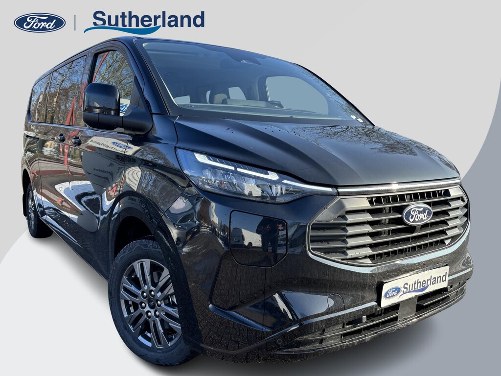 Ford Transit Custom 340 2.5 PHEV L2H1 Limited | SCI | 233pk | 9-persoons | Dubbele zijschuifdeur | Privacy Glass | Inklapbare trekhaak | 17 inch lichtmetalen velgen | Driver Assistance Pack Premium | Verwarmbaar stuurwiel | Prijs ex. BTW incl. BPM | Prijs incl. BTW en BPM 58.900 EU
