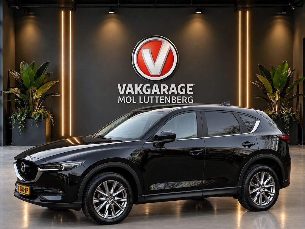 Mazda CX-5 2.5 SKYACTIV-G 194pk 2WD Aut Luxury, TREKHAAK, STOELVERW. STUURVERW. 360CAM. HEADUP, ETC, ETC