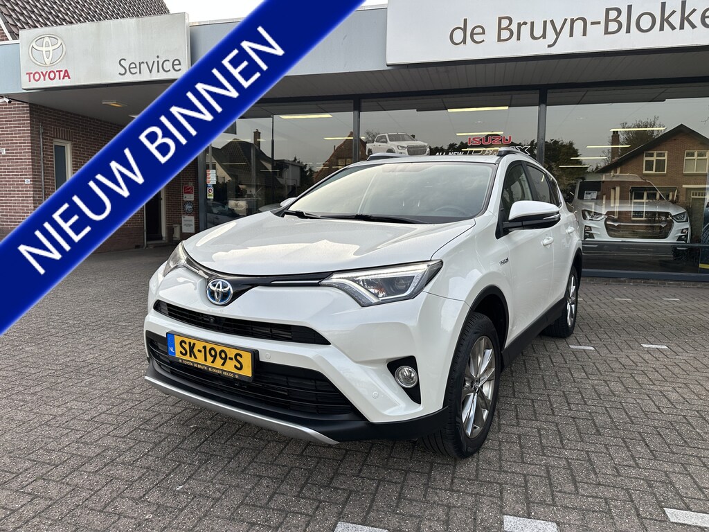 Toyota RAV4 2.5 Hybrid AWD Executive Business trekhaak / schuif- kanteldak / lederen bekleding / 360 camera rondom / 12 maanden garantie / Toyota pechhulppas / rijklaarprijs