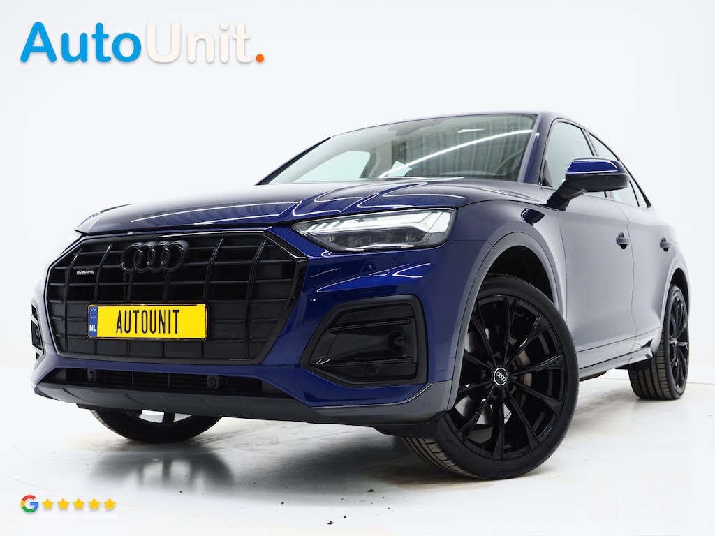 Audi Q5 Sportback 50 TFSI e Full Black | Panoramadak | Trekhaak | Leder | Camera | Memory | Keyless | Adaptive Cruise | Carplay
