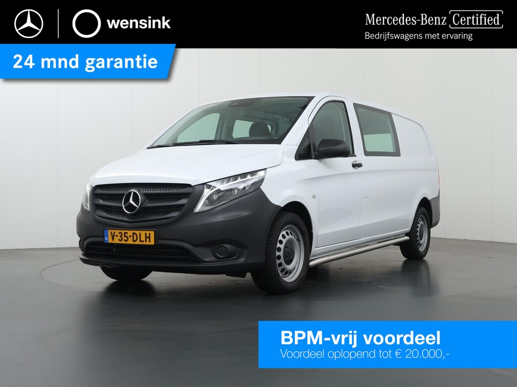 Mercedes-Benz Vito 116 CDI Extra Lang | Dubbel Cabine €49.995,- | Sidebars | LED | Trekhaak |