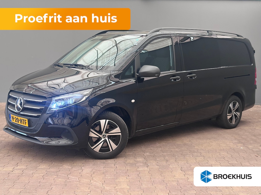 Mercedes-Benz Vito 116 CDI L2 Select Snoeks (Meer Beenruimte) | Lederen Bekleding | Rondomzicht Camera | Parkeersensoren | Navigatie | 17" Lichtmetaal  | Airco (automatisch) | Anti Blokkeer Systeem | Buitenspiegels elektrisch verstel- en verwarmbaar
