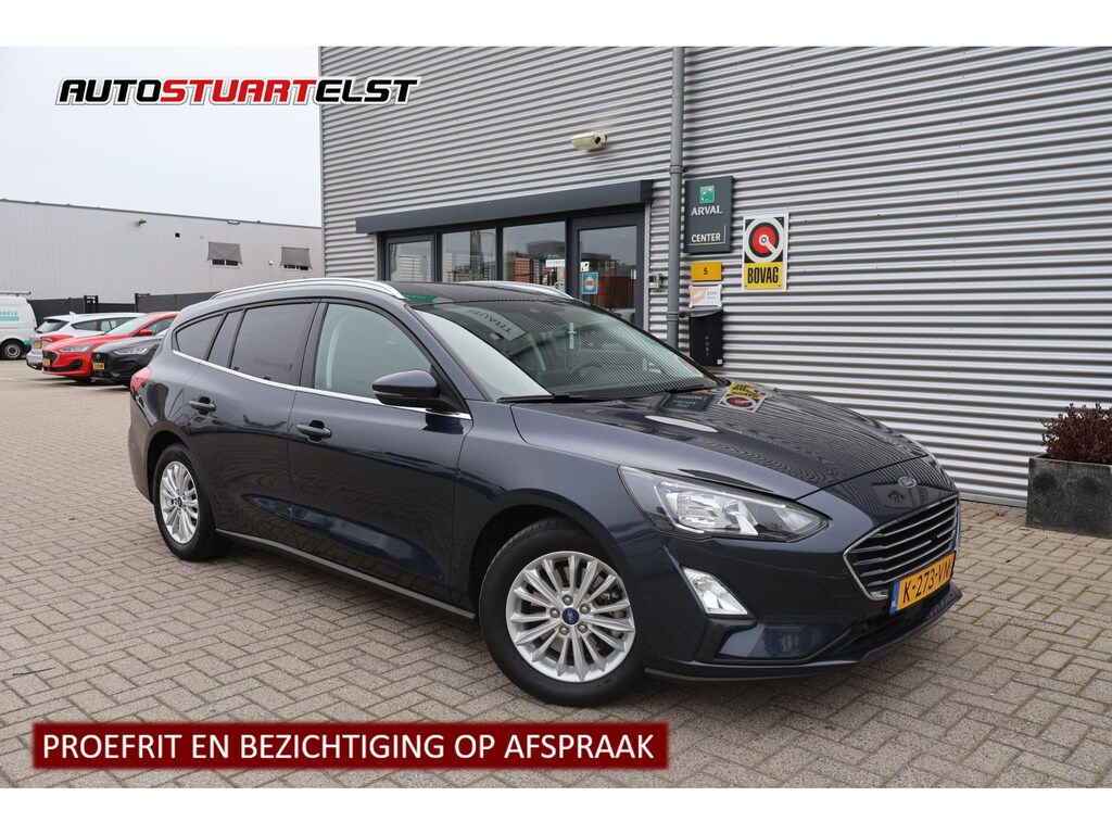 Ford Focus Wagon 1.0 Titanium X Business 1e Eigenaar | Volledig Onderh | BTW | NAP | Camera | Navi | Carplay | Elek Klep | Cruise | Bots | Keyless | Full Led | PDC | Hill-Hold