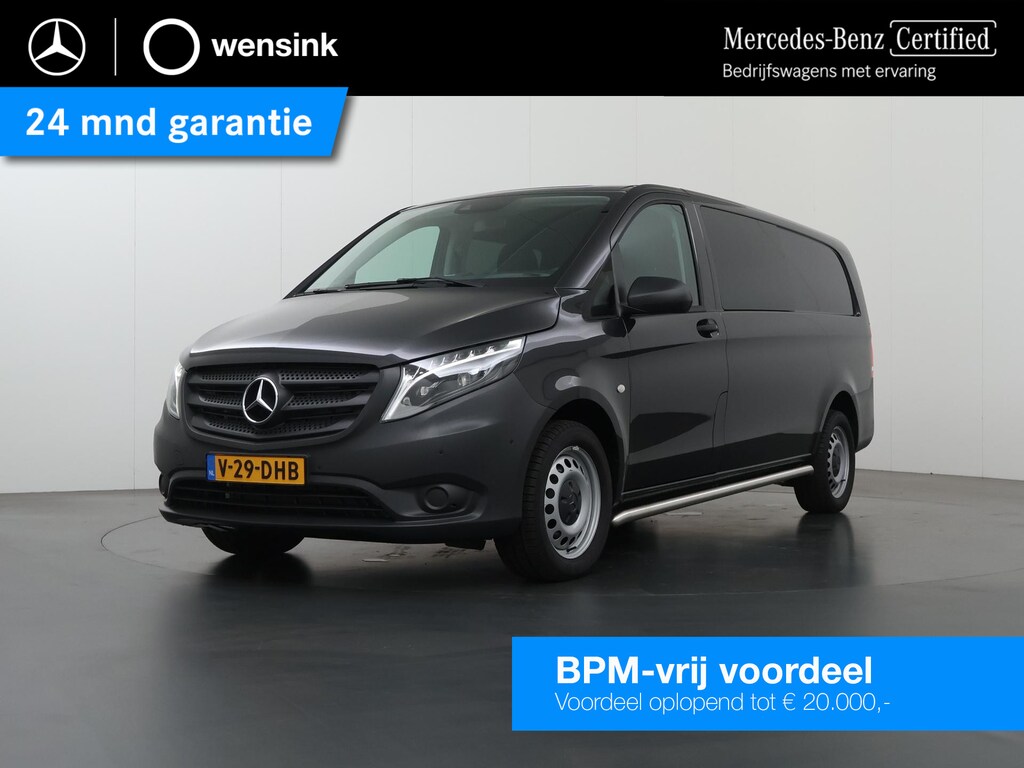 Mercedes-Benz Vito 116 CDI Extra Lang | Dubbel Cabine €49.995,- | Sidebars | LED | Trekhaak |