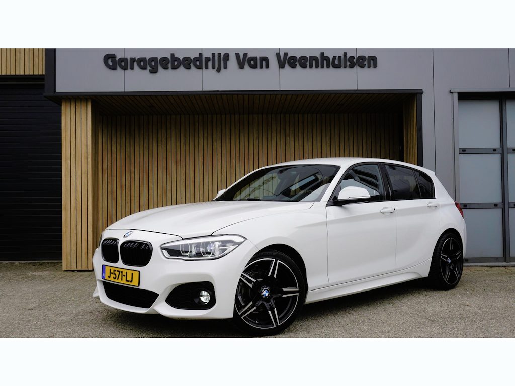 BMW 1-Serie 118i 160pk M-Sport Shadow Line 5-Drs Leder Clima LED Navi 18inch LM 169986km *Goed onderhouden*