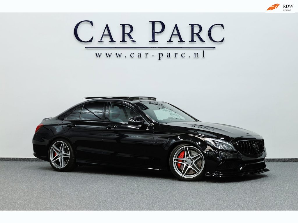 Mercedes-Benz C-klasse AMG 63 S 510+PK LED/SFEER/HUD/PANO/LEDER+S.VERWARMING+MEMORY/19" LMV/CAM/ACC/ECC/12 MDN GARANTIE!
