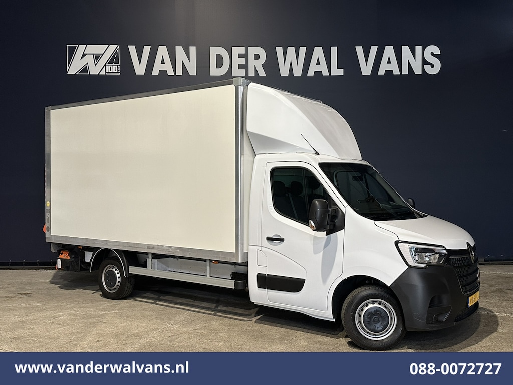 Renault Master 2.3 dCi 146pk Bakwagen 222cm Hoog Laadklep Euro6 Airco | Camera | Navigatie | LED | 983kg Laadvermogen Cruisecontrol, Bijrijdersbank