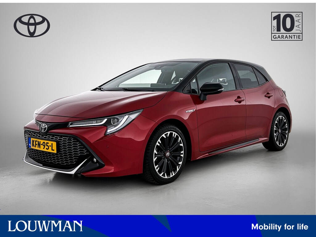 Toyota Corolla 1.8 Hybrid GR-Sport | BTW Voertuig | Parkeersensoren voor+achter met assistent | stoelverwarming | Draadloze telefoonlader | Apple CarPlay/Android Auto | 17" Velgen | Full LED verlichting | Cruise Control Adapti Rijklaar